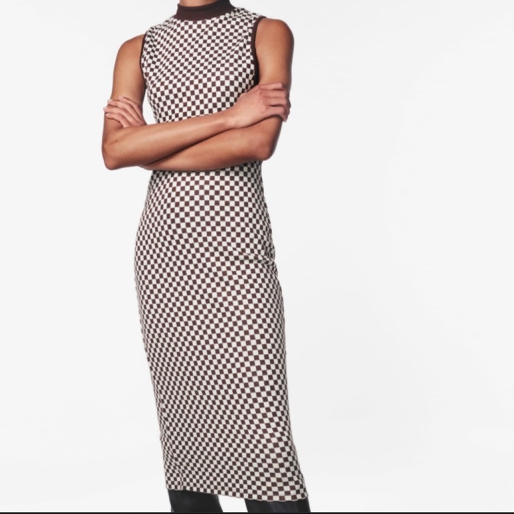 Zara Jacquard MIDI Dress